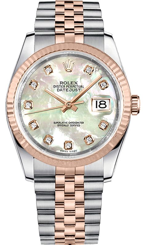 Rolex Datejust 36 del 2019 quadrante in madreperla con for 